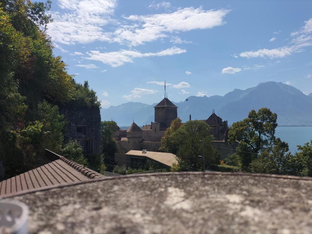 Castle View Aparthotel Veytaux Exterior foto